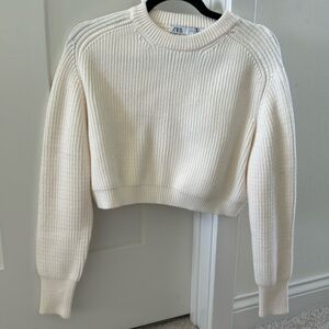 Zara cropped sweater